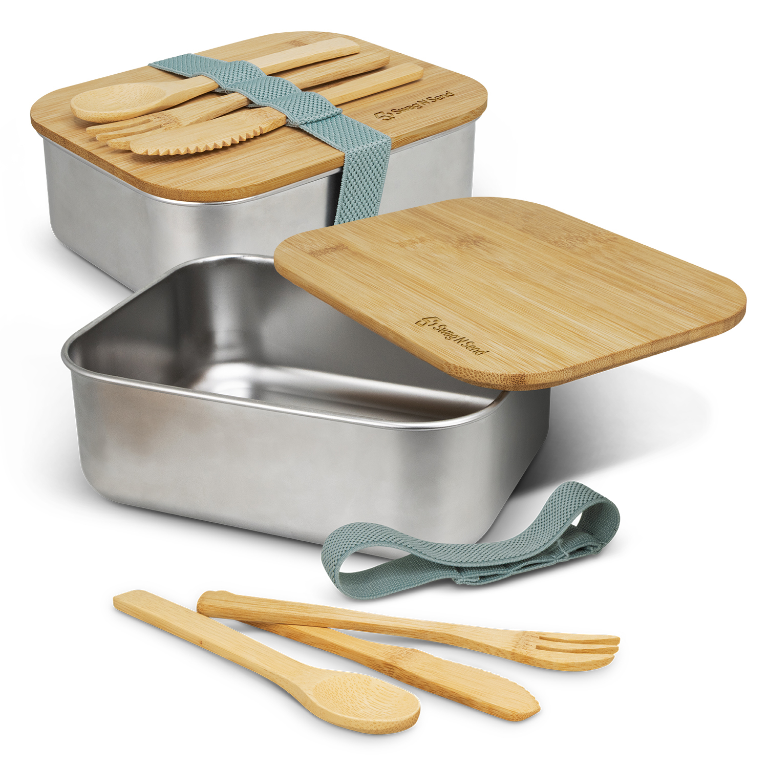 Stainless Steel Bamboo LunchBox image